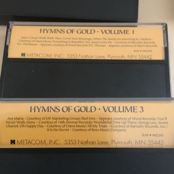 Hymns of Gold 4 cassettes Excellent Condition - Picture 4 of 5